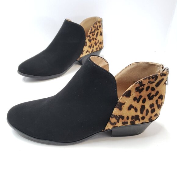 Matisse Shoes - Coconuts Matisse Ankle Booties Size 8.5 Brown Black Animal Print Western Boots